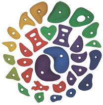  Комплект зацепок скалолазных Венто (50шт) в Краснодаре  