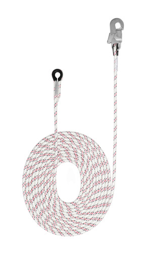  Гибкая анкерная линия АнкерЛайн 12 с карабином Стальной монтажный малый 20м Венто в Краснодаре  