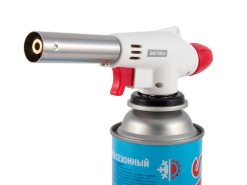 Горелка газовая RUNIS белая пьезо.цанг.4-041 в Краснодаре Горелка газовая RUNIS белая пьезо.цанг.4-041