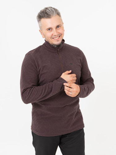 Куртка-анорак Rosomaha флисовая (шоколад фактурный)