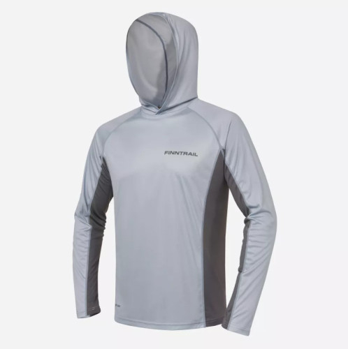 Лонгслив Finntrail мужской Wave Big Logo 6614 Grey в Краснодаре