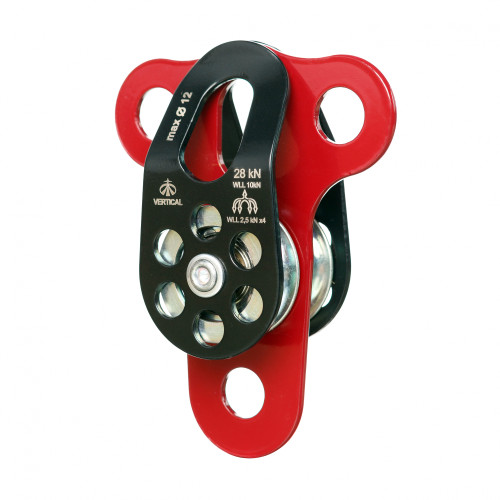  Блок-ролик Вертикаль двойной сталь с подшипником Про в Краснодаре  