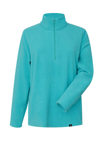 Куртка-анорак флисовая женская (бирюзовый)