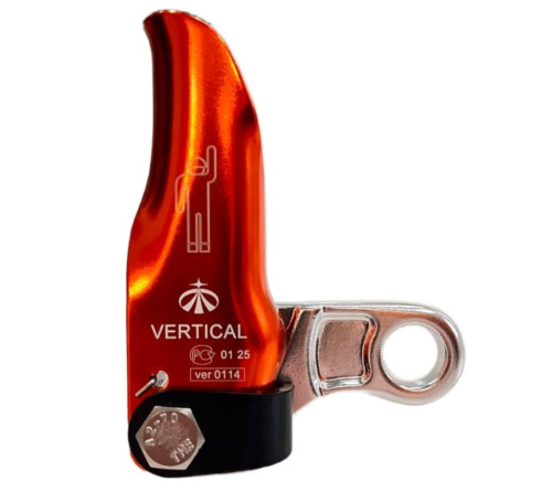  Зажим Вертикаль для двойной веревки оранжевый в Краснодаре  