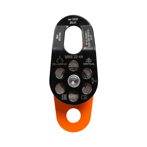  Блок-ролик Вертикаль двойной сталь с подшипником в Краснодаре  