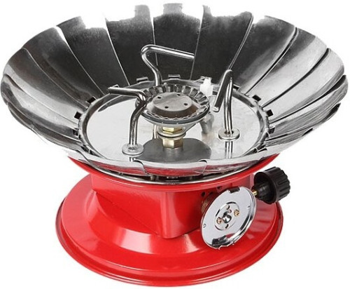 Плита газовая бол.,GR-202 (ветрозащитная) 4-007 (без баллона)