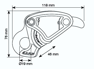  Страховочное-спусковое устройство Camp DRUID в Краснодаре  