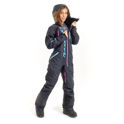 Комбинезон сноубордический Dragonfly Premium Woman Black-Pink 2023 в Краснодаре