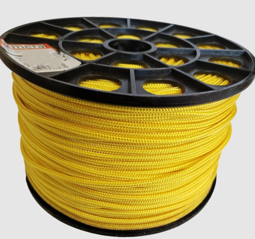 Репшнур Remera 32L PES/PA 6мм нагр.1200кгс желтый (6)