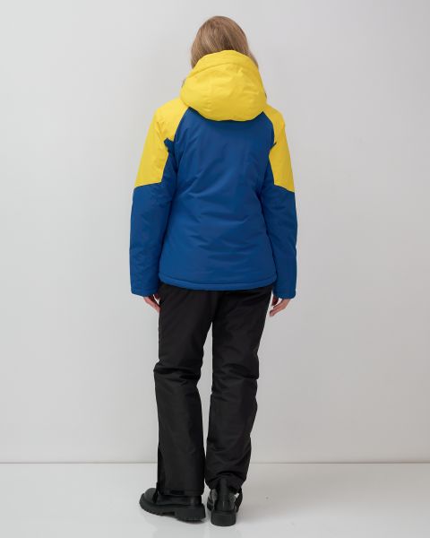 Костюм горнолыжный 02815J желтый  в Краснодаре