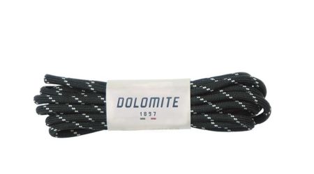 Купить шнурки dolomite laces hiking higt rak-12 black/aluminium grey 