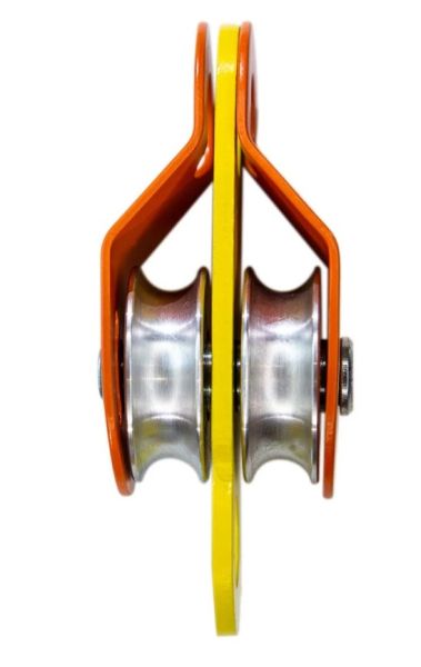  Блок-ролик Орион-Альп двойной сталь с подшипником в Краснодаре  