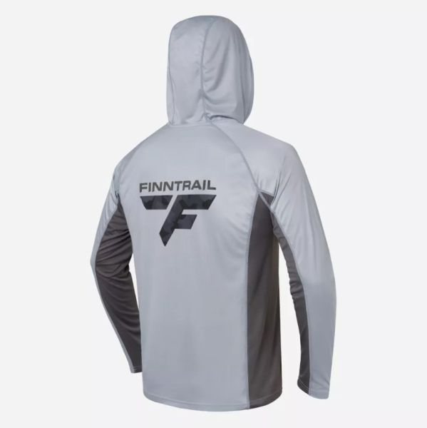 Лонгслив Finntrail мужской Wave Big Logo 6614 Grey в Краснодаре