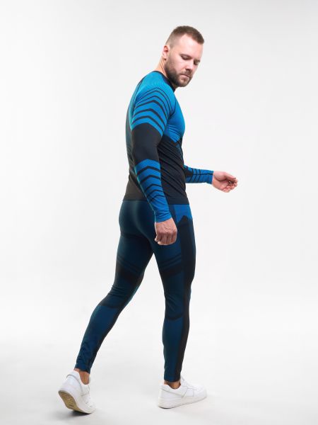 Комплект термобелья X-Line Sport мужской черный с синим NEW в Краснодаре