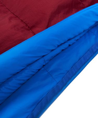 Спальный мешок Red Fox Radid Long -30 пуховый красный/синий