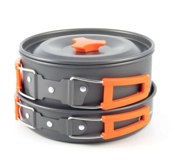 Набор посуды Следопыт-Optimum,на 3 персоны,анодир.алюм.,в чехле