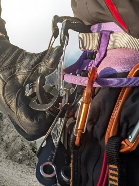  Карабин Вертикаль развесочный Краб розовый в Краснодаре  