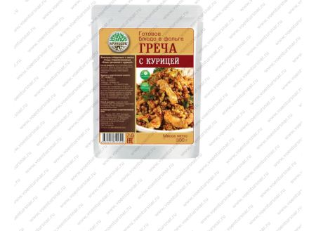 Консервы мясорастительные стерилизованные "Каша гречневая с курицей"