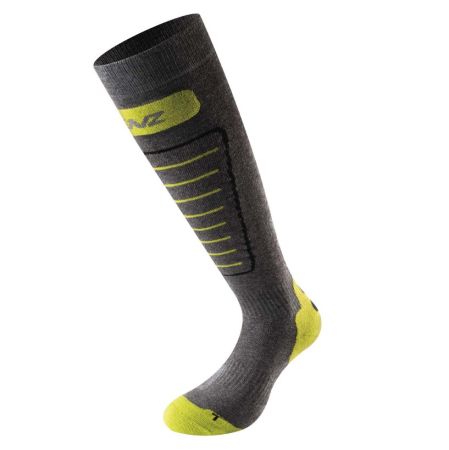 Купить Носки LENZ Skiing 1.0 Grey/Lime 