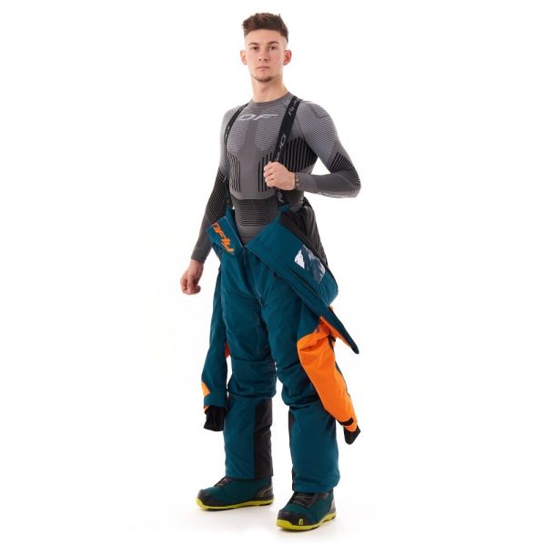 Комбинезон сноубордический Dragonfly Gravity Premium MAN Dark Ocean-Orange 2023 в Краснодаре