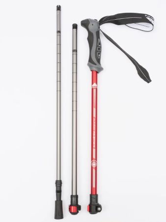 Палки треккинговые Манарага Alpine красные