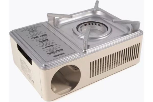 Плита наст.газовая Следопыт Premium-CUBIC PF-GST-N19 в Краснодаре Плита наст.газовая Следопыт Premium-CUBIC PF-GST-N19