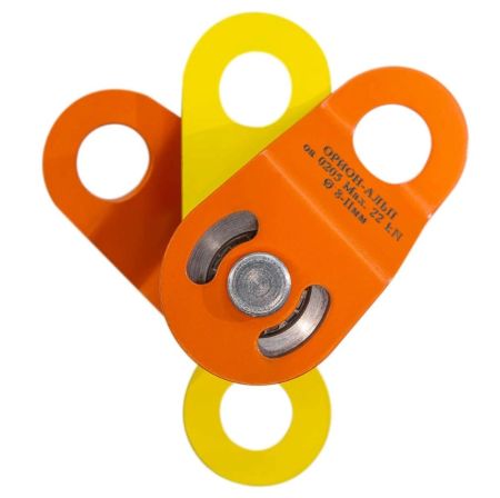  Блок-ролик Орион-Альп двойной сталь с подшипником в Краснодаре  