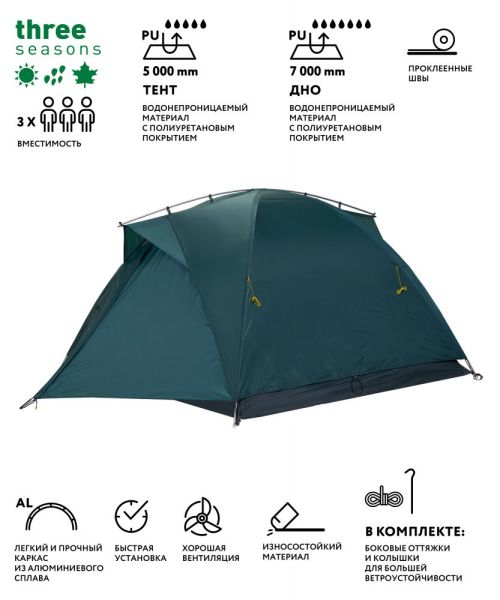 Палатка Red Fox Trekking Fox 3