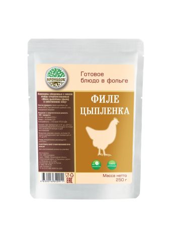Консервы обеденные с мясом птицы "Филе цыпленка в собственном соку"