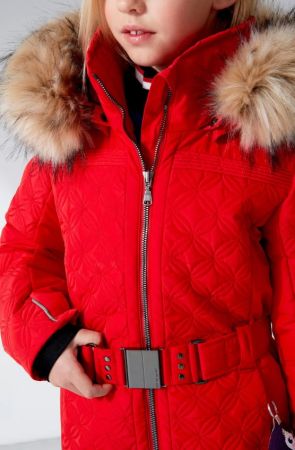 Куртка горнолыжная Poivre Blanc с иск.мехом W21-1003-JRGL/A красный в Краснодаре