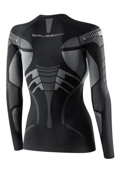 Футболка Brubeck DRY W LS1569W черный/фуксия в Краснодаре