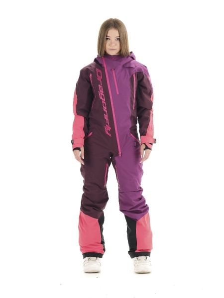 Комбинезон сноубордический Dragonfly Premium Woman Purple&Brown в Краснодаре