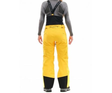 Брюки горнолыжные Dragonfly Gravity Premium Woman Yellow-Dark Ocean в Краснодаре