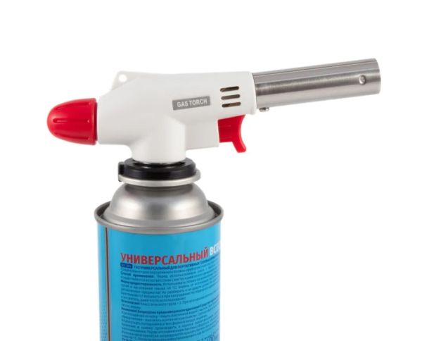 Горелка газовая RUNIS белая пьезо.цанг.4-041 в Краснодаре Горелка газовая RUNIS белая пьезо.цанг.4-041