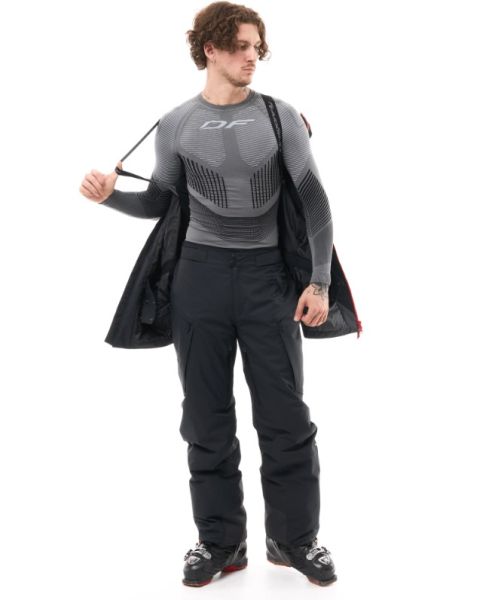 Куртка горнолыжная Dragonfly утепленная Gravity Man Black-Red в Краснодаре