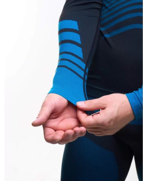 Комплект термобелья X-Line Sport мужской черный с синим NEW в Краснодаре