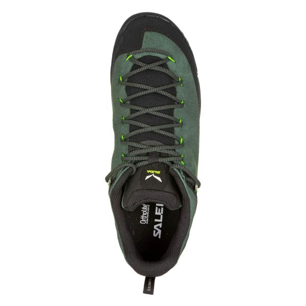 Купить ботинки salewa ms wildfire leather raw green/black в Краснодаре