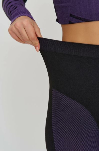 Комплект термобелья X-Line Sport женский черный с фиолетовым NEW в Краснодаре