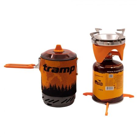 Система Tramp для приготовления пищи 1л TRG-115 оранжевый