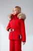 Куртка горнолыжная Poivre Blanc с иск.мехом W21-1003-JRGL/A красный в Краснодаре