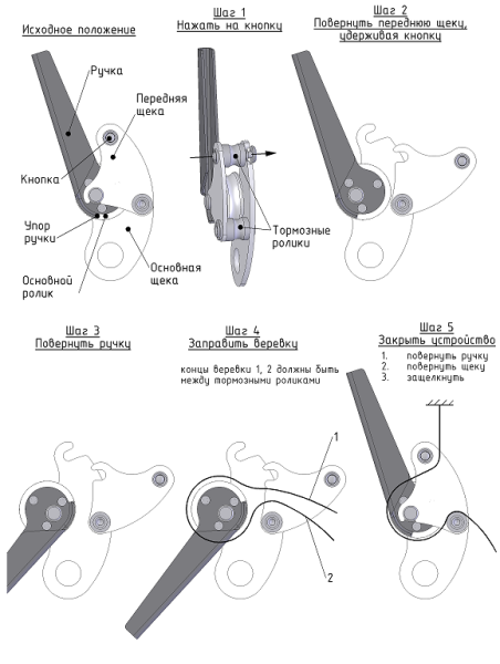 Спусковое устройство Вертикаль Галчонок Спусковое устройство Вертикаль Галчонок