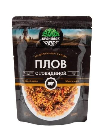 Консервы мясорастительные стерилизованные "Плов с говядиной"