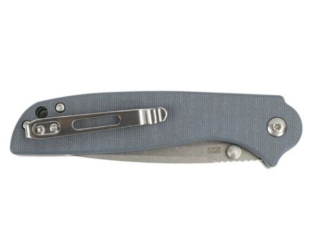 Нож Ganzo складной с клипсой серый G6803-GY